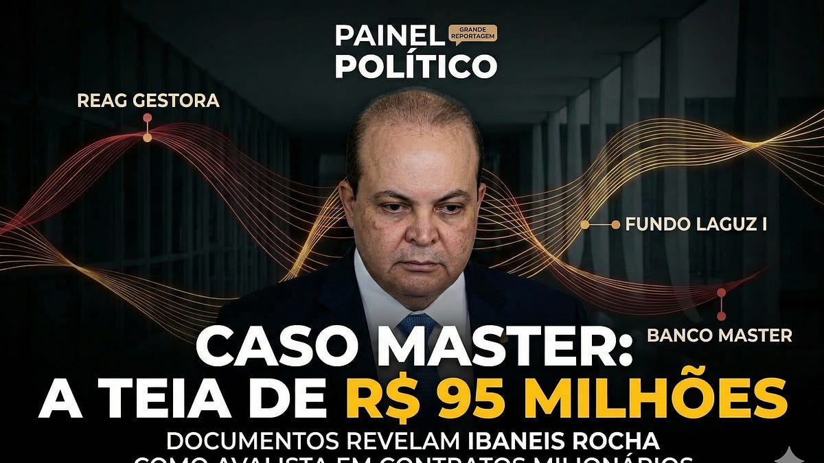 A teia Master-Buriti: Como R$ 95 milhões em honorários ligam Ibaneis Rocha ao maior escândalo bancário do ano