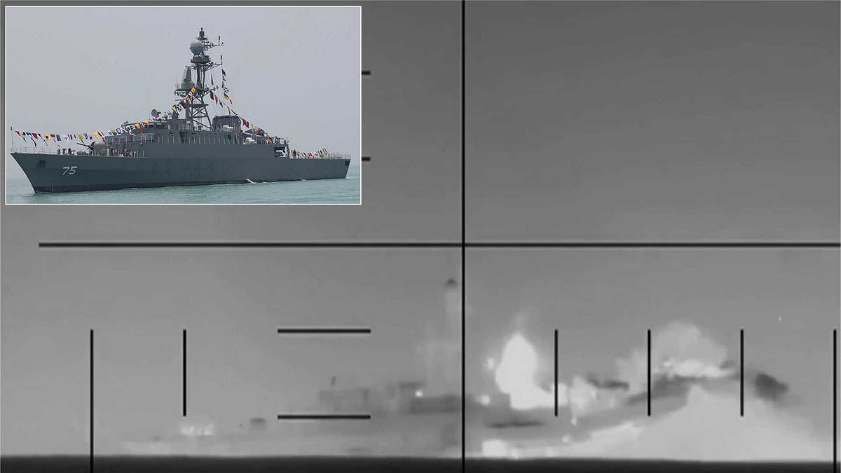 IRIS Dena: o navio que desafiou os EUA no Rio e foi afundado no Índico