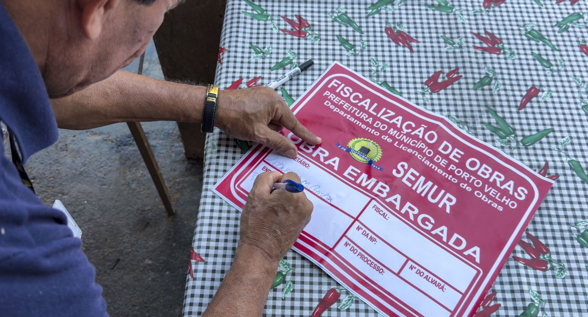 WhatsApp da Prefeitura de Porto Velho recebe denúncias de obras irregulares