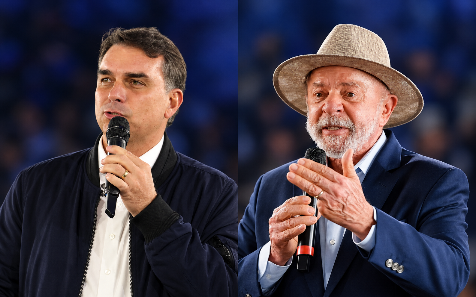 Flávio Bolsonaro lidera com 52% dos votos válidos, enquanto Lula tem 48%