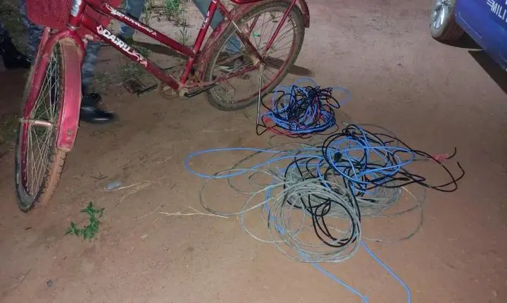 PMRO prende suspeito de furto de fios elétricos durante a madrugada em  Guajará-Mirim