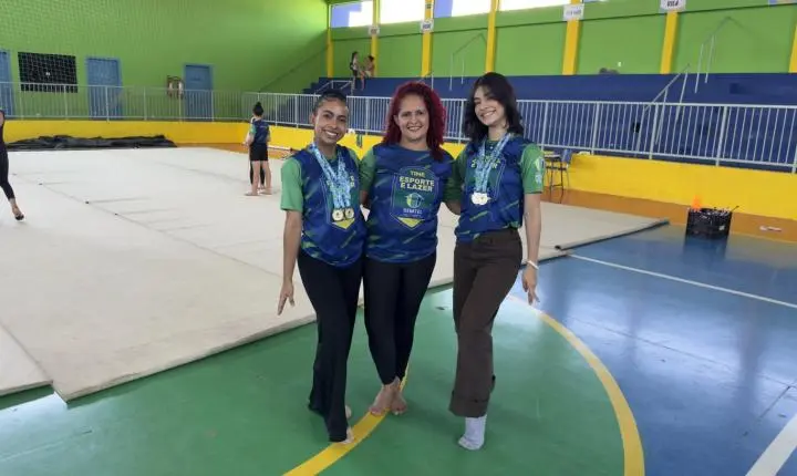 Representantes de Porto Velho brilham em competição nacional de ginástica rítmica