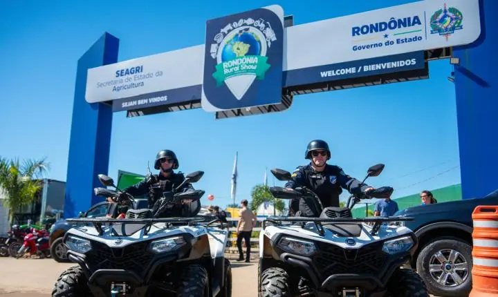RONDÔNIA RURAL SHOW 2026 TEM INÍCIO COM FORTE ESQUEMA DE SEGURANÇA DA POLÍCIA MILITAR